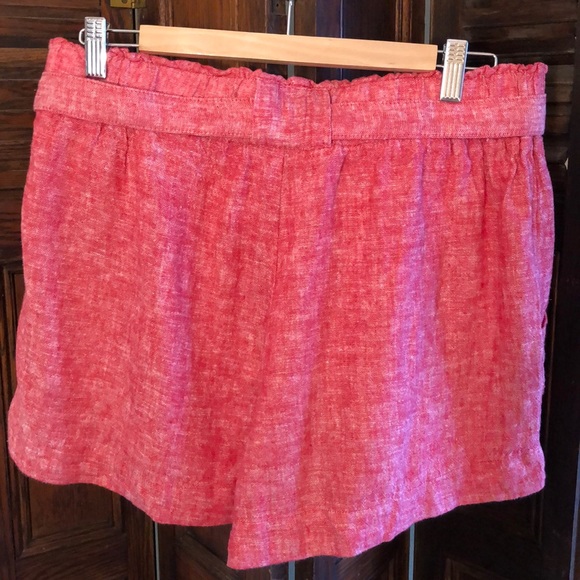 Indigo Rein Paper Bag Linen-like Shorts XL - Picture 3 of 3